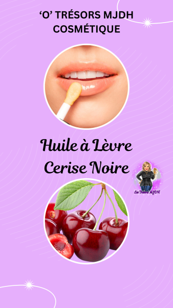 Huile à Lèvres Cerise Noire